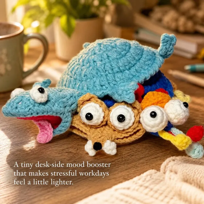 Adorable Crochet Animal Coaster